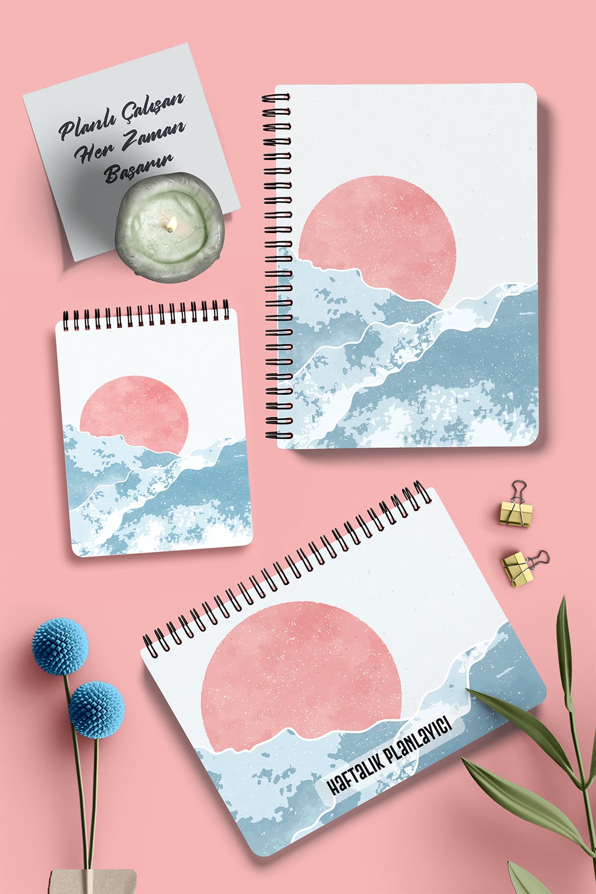 Planlama Seti | 3 Ayrı Özel Ürün | Günlük Planlayıcı Haftalık Planlayıcı To-do List