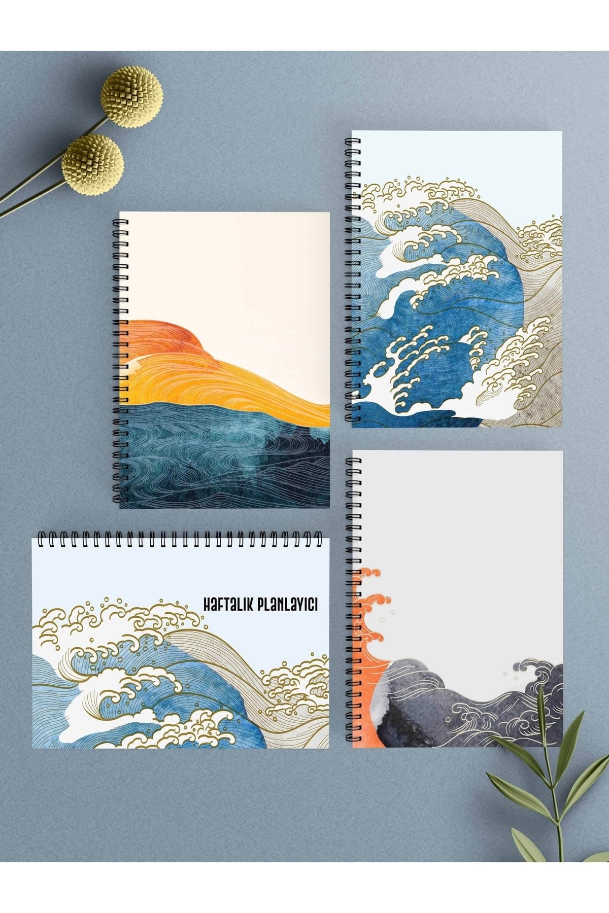 Noktalı Defter Seti | 3 Adet Defter + 1 Adet Haftalık Planlayıcı